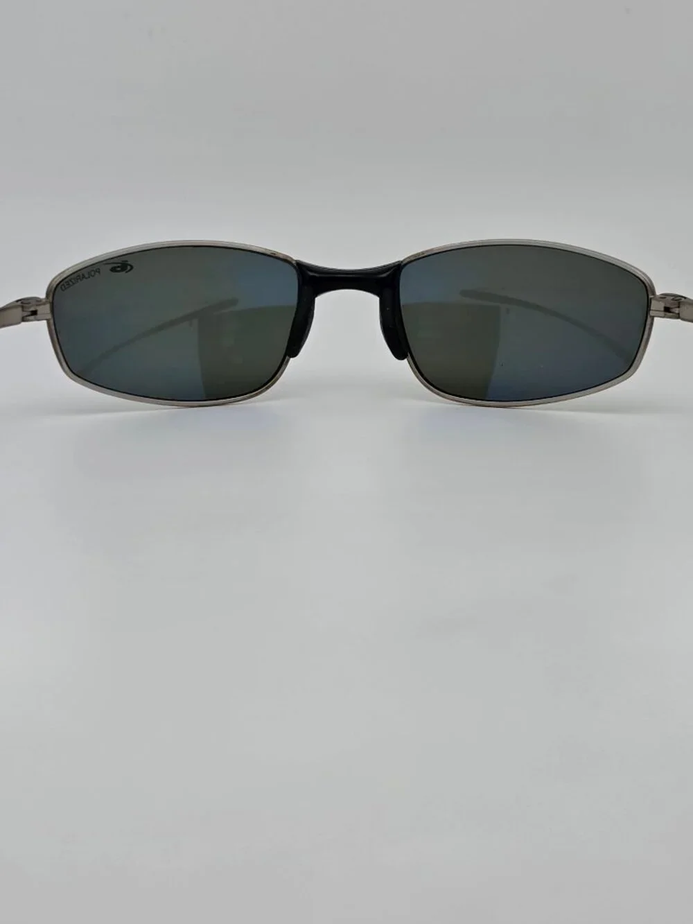 Bolle Meanstreak 3 917 272 095 Satin Silver Frame Polarized Green Sunglasses